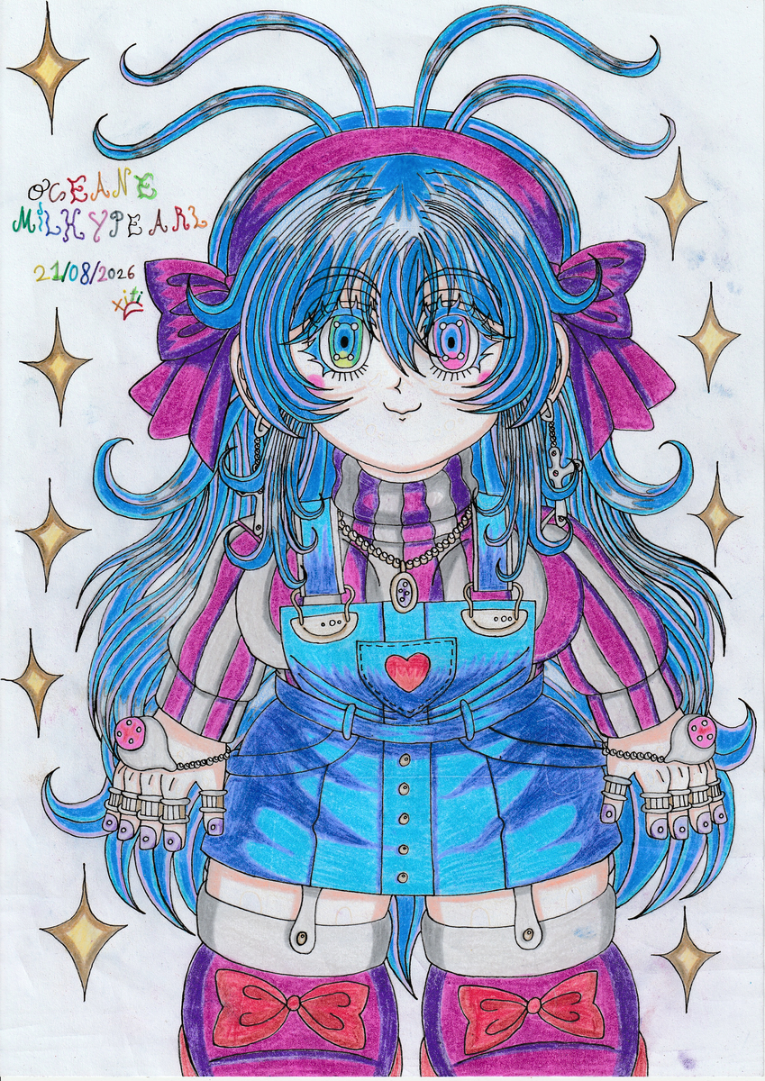 This is a pixiv picture whose title is Océane Milkypearl 🔮💙✨🌟🎀💖👼🏻💫✝️🧁.