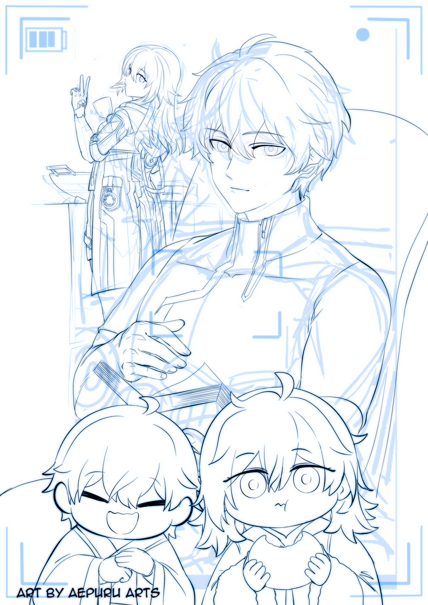 This is a pixiv picture whose title is wip merch.