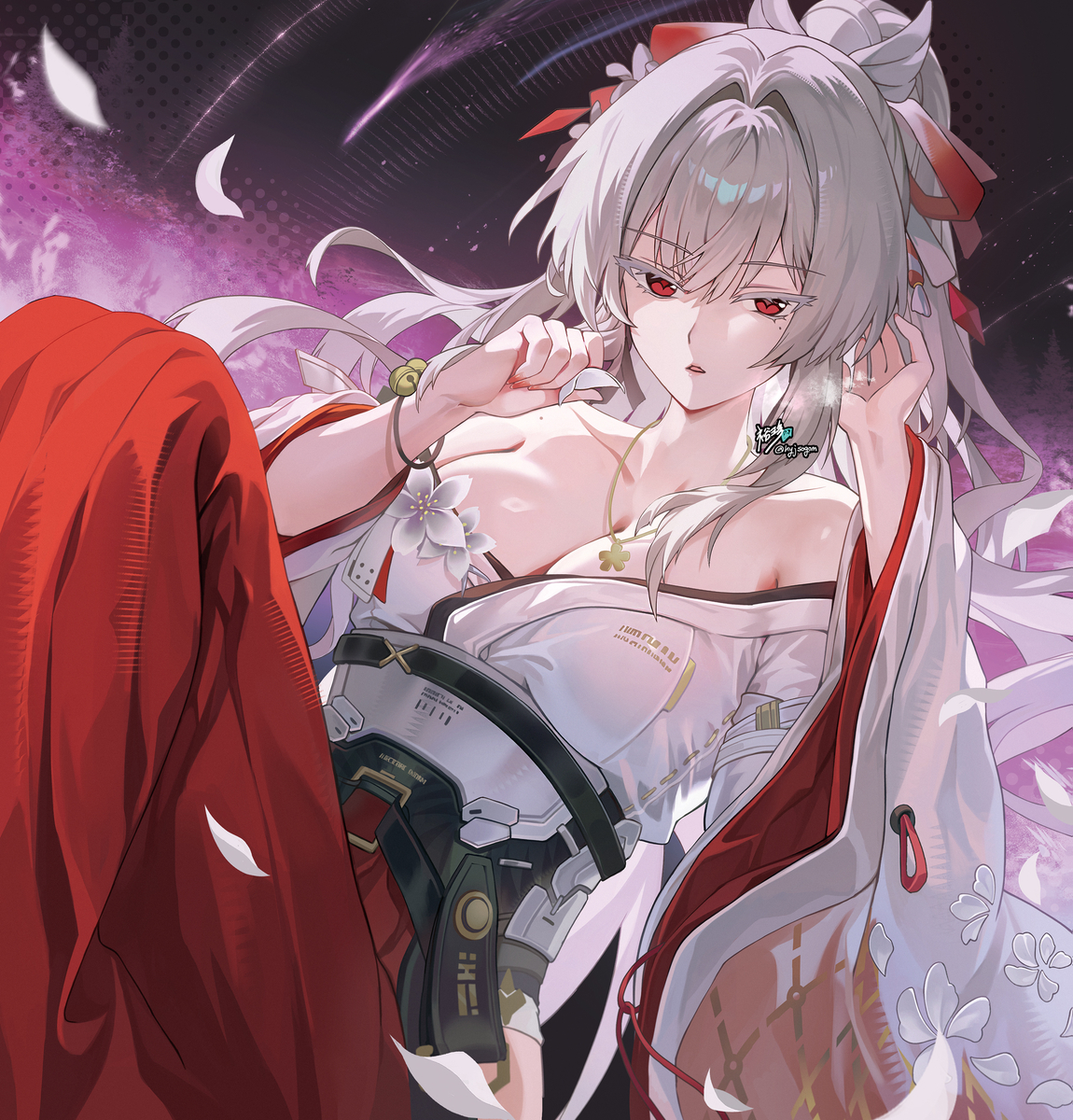 This is a pixiv picture whose title is Hiyuki(绯雪/緋雪).