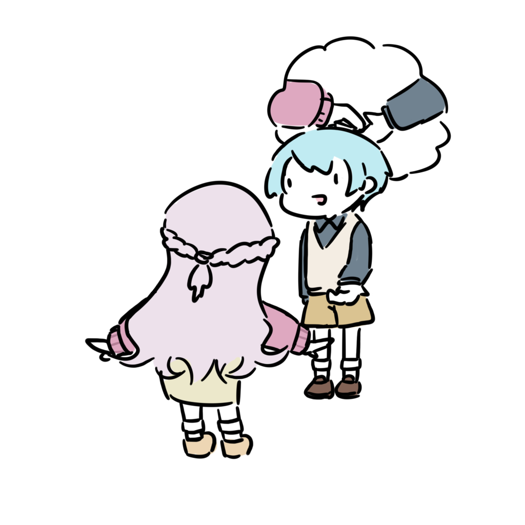 This is a pixiv picture whose title is BITE.
