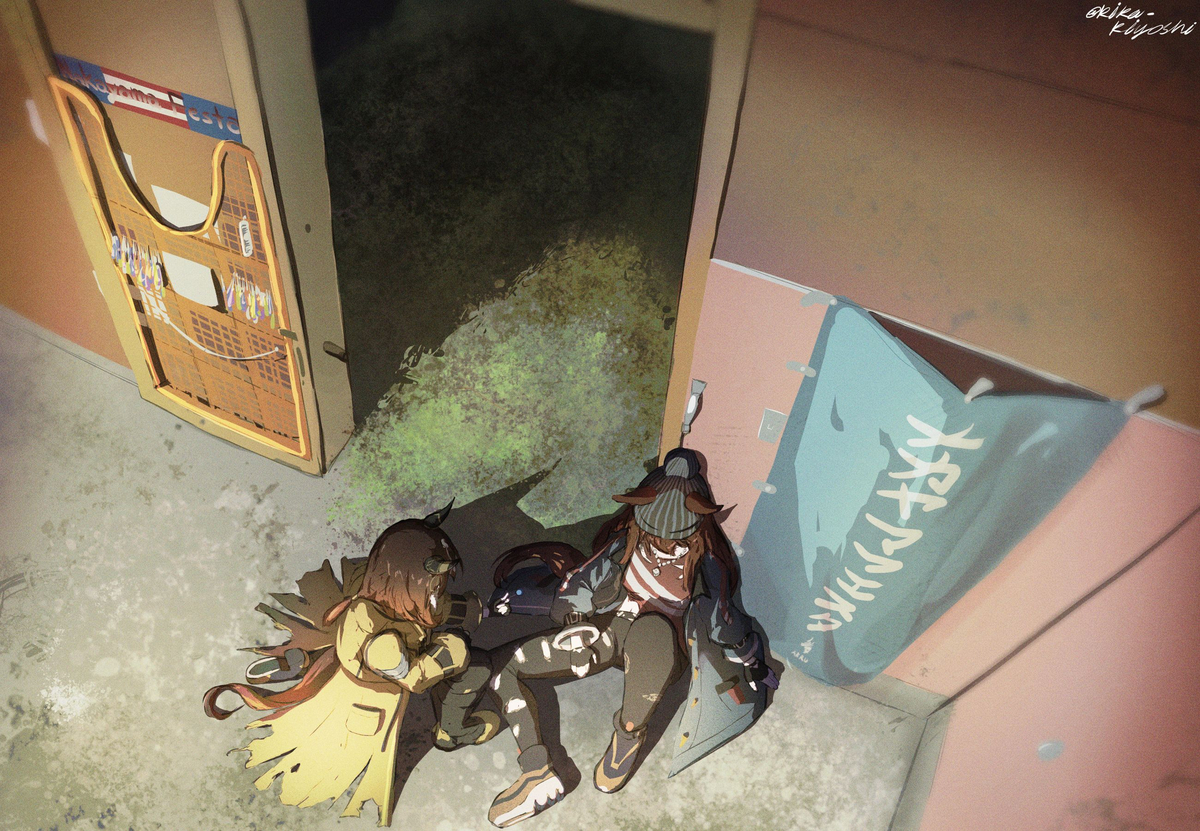 This is a pixiv picture whose title is Let's comforting her together.