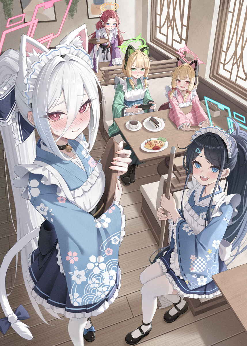 This is a pixiv picture whose title is ケイちゃんとゲーム開発部.