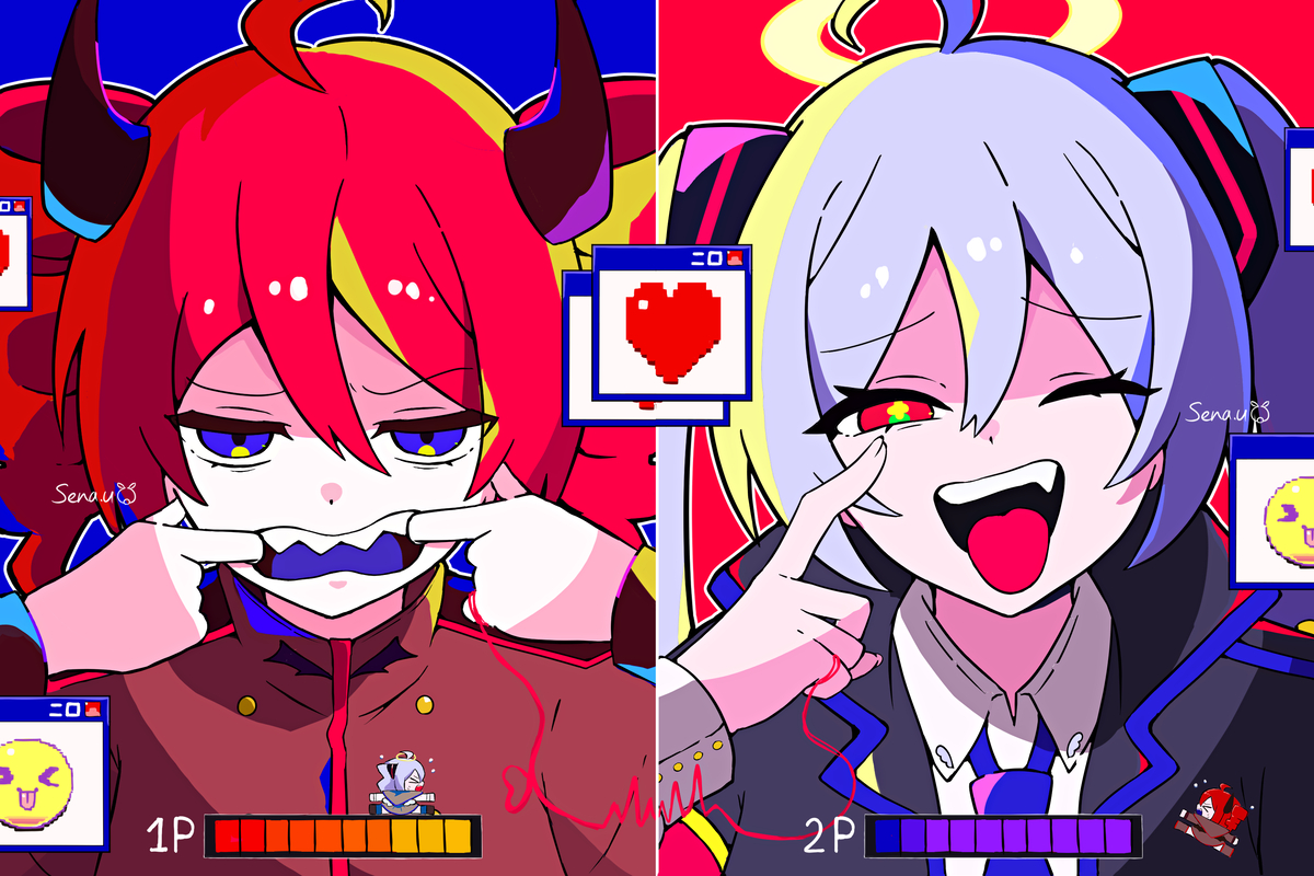 This is a pixiv picture whose title is ダイダイダイダイダイキライ.