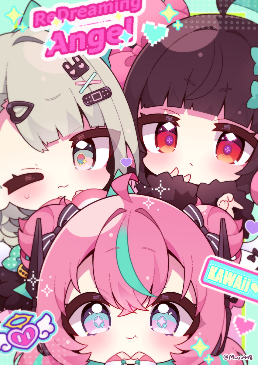 This is a pixiv picture whose title is 妄想エンジェル！！.