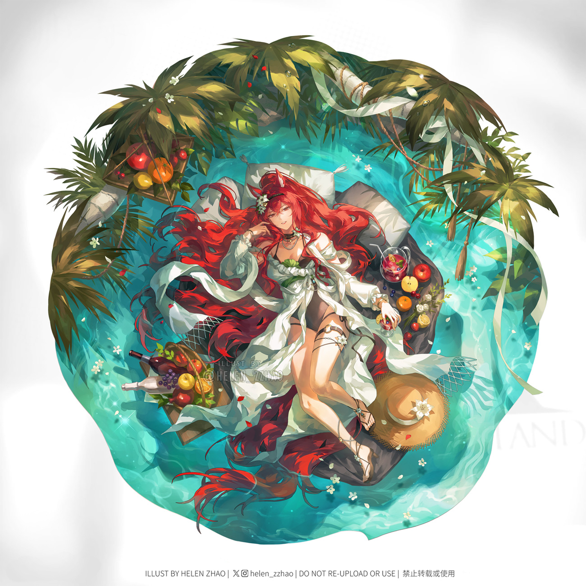 This is a pixiv picture whose title is Coral Coast Series 2026.