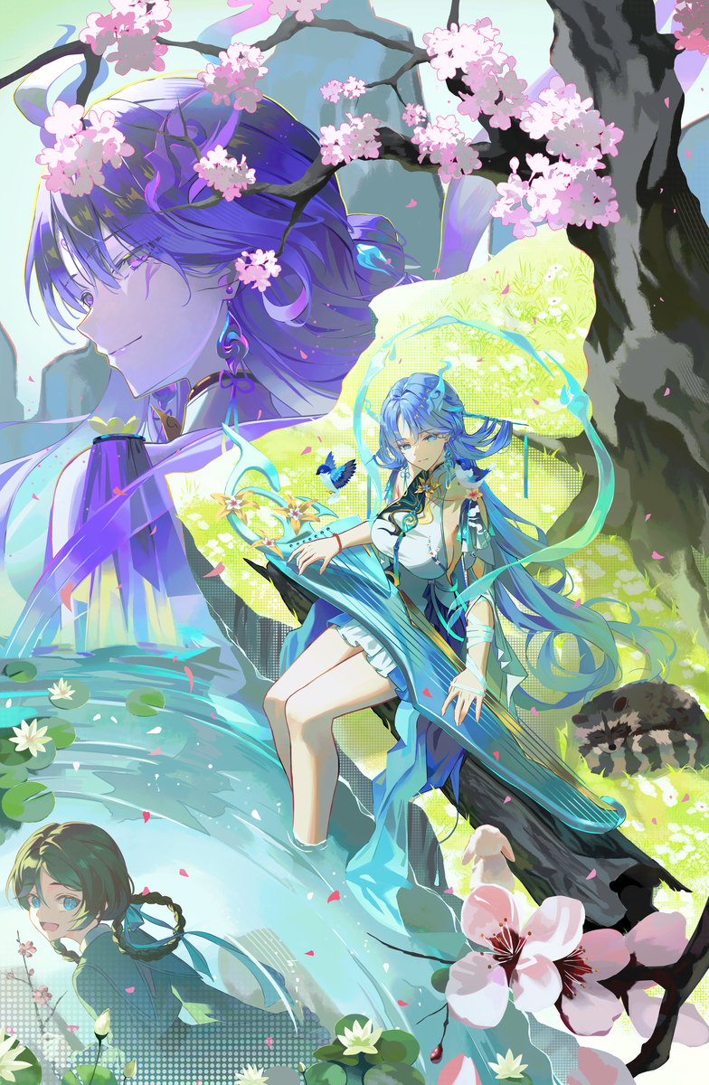 This is a pixiv picture whose title is Qingxiao.