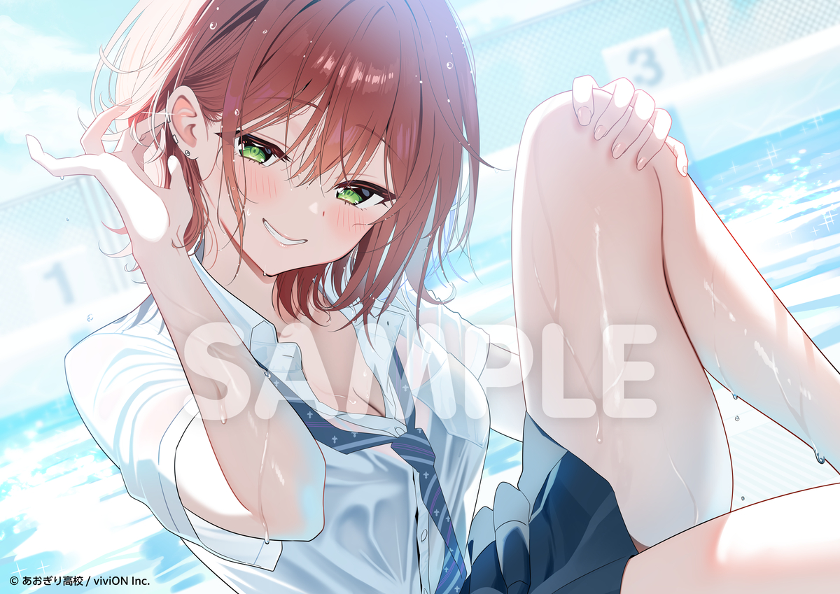 This is a pixiv picture whose title is ダウナー系サボリ魔の先輩と過ごす二人きりの秘密の共犯.