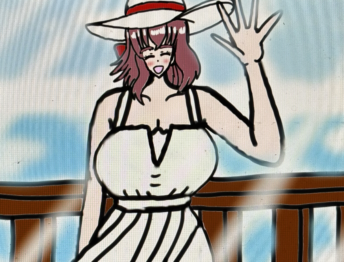 This is a pixiv picture whose title is ㊗️近藤妙子❤️🏖️❤️.