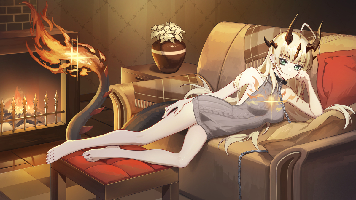 This is a pixiv picture whose title is 苇草.