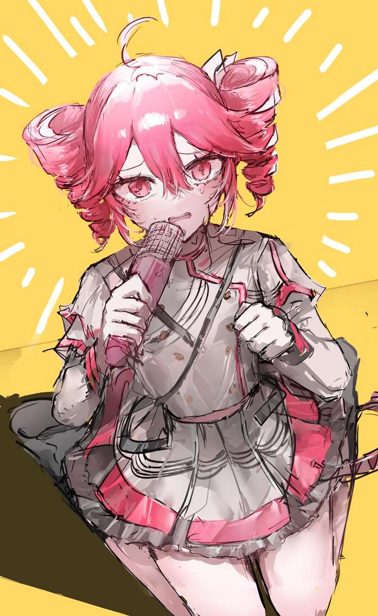 This is a pixiv picture whose title is 重音テト KASANE TETO.