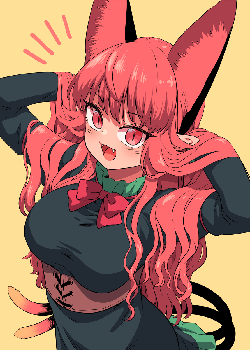 This is a pixiv picture whose title is お燐.