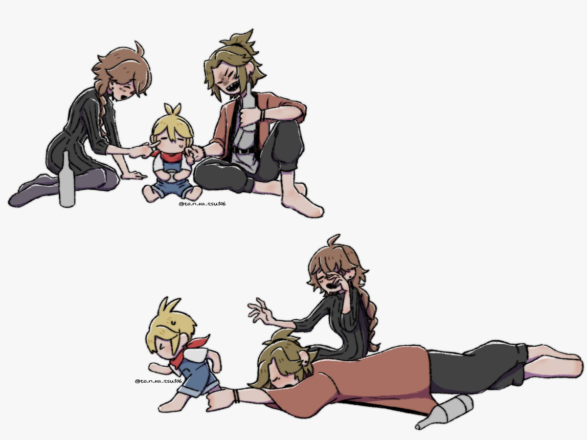 This is a pixiv picture whose title is 酔っ払いとアメ.