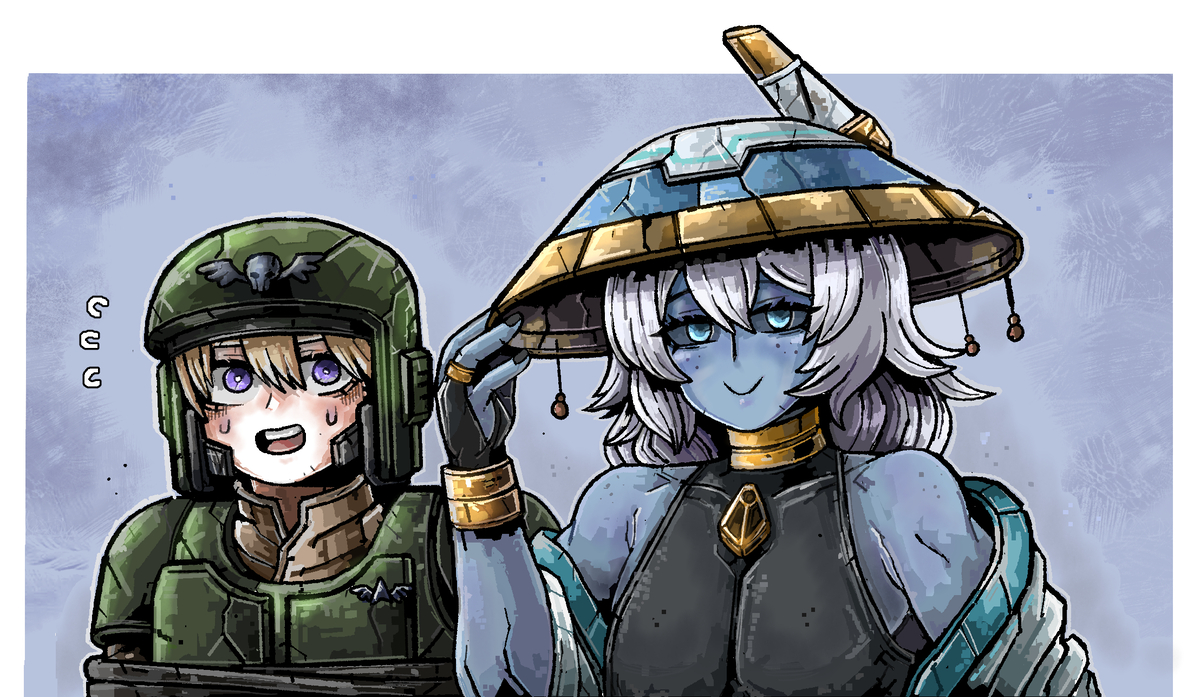 This is a pixiv picture whose title is Captured by the Xenos!!.