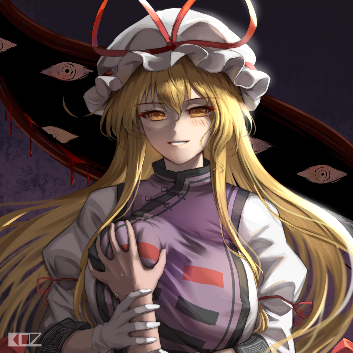 This is a pixiv picture whose title is Yukari Grab.