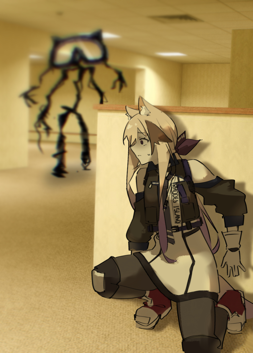 This is a pixiv picture whose title is help.