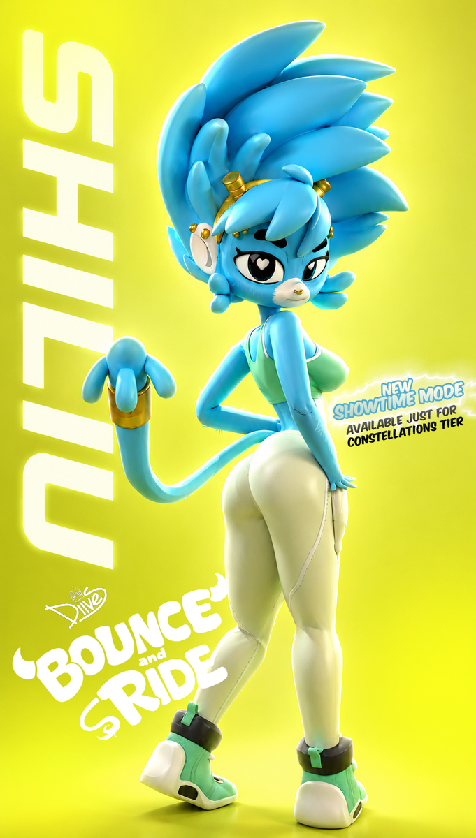 This is a pixiv picture whose title is Bounce and Ride - Shiliu (PROMO).