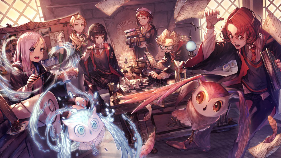 This is a pixiv picture whose title is ハリーポッター　魔法の覚醒.