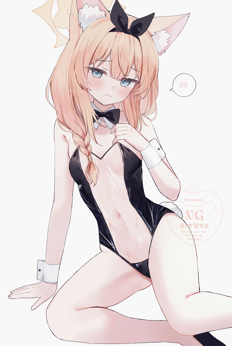 This is a pixiv picture whose title is 透明バニーマリー.