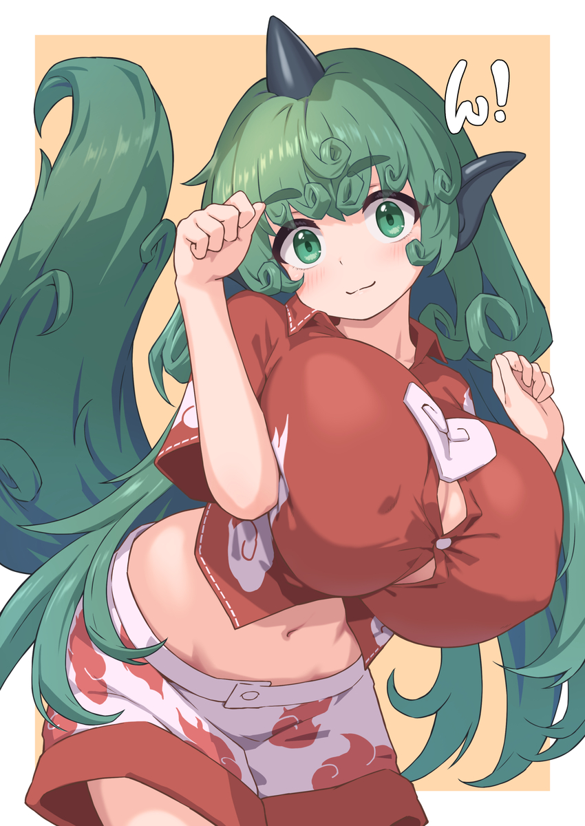 This is a pixiv picture whose title is ん！.