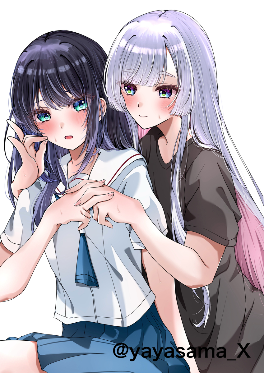 This is a pixiv picture whose title is 『仲良しのやつ…だよね？』.