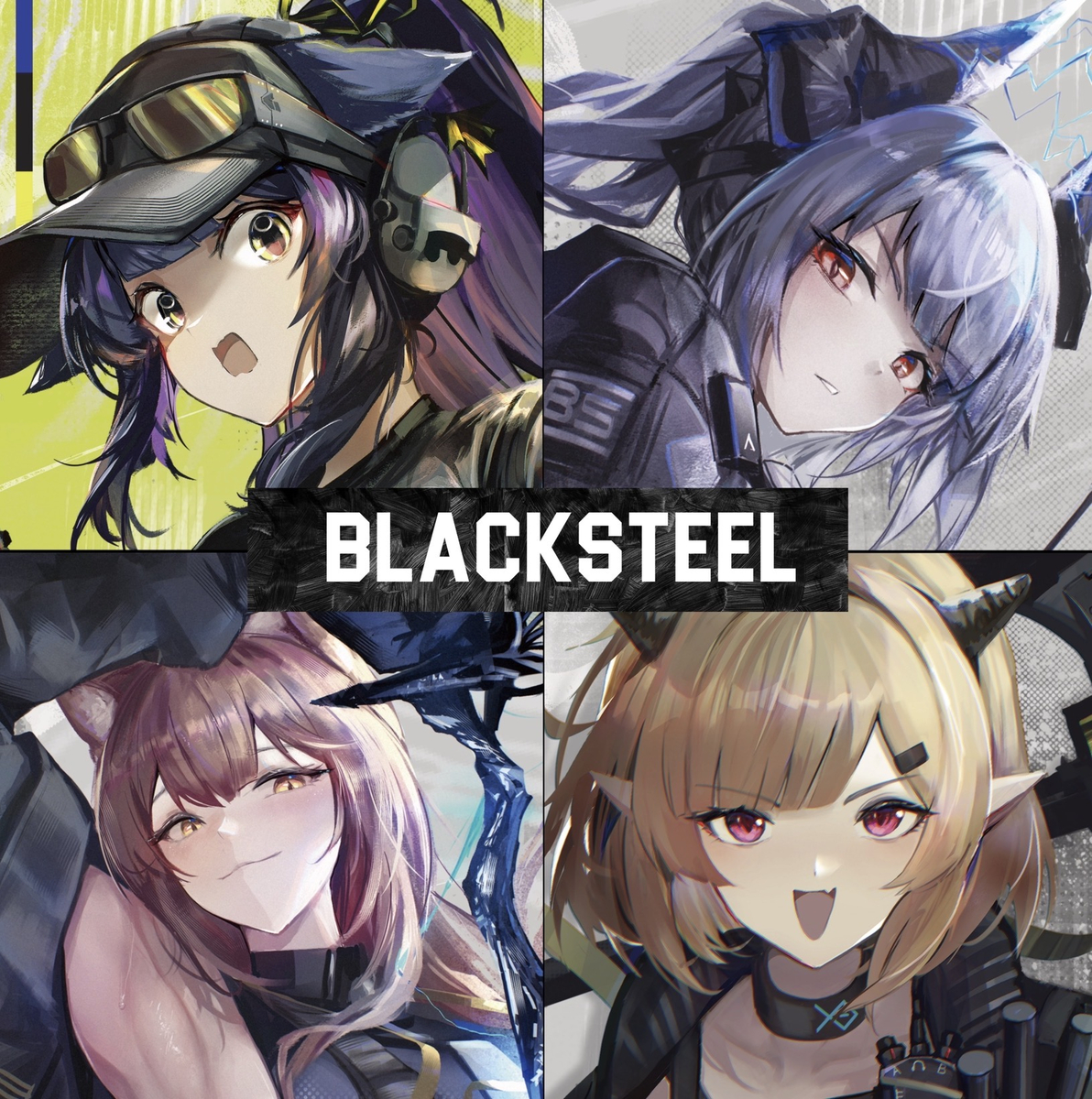 This is a pixiv picture whose title is BLACKSTEEL.