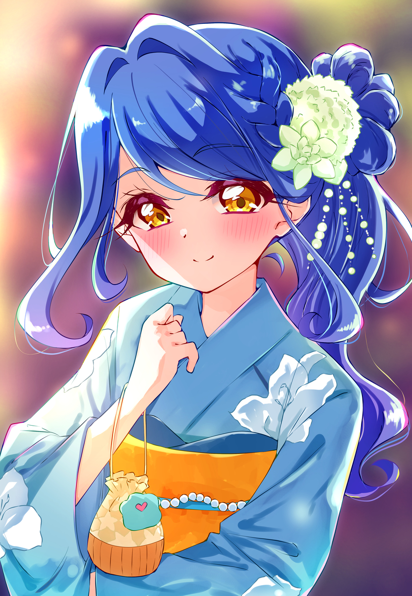 This is a pixiv picture whose title is くれあさんと夏祭り🩵.