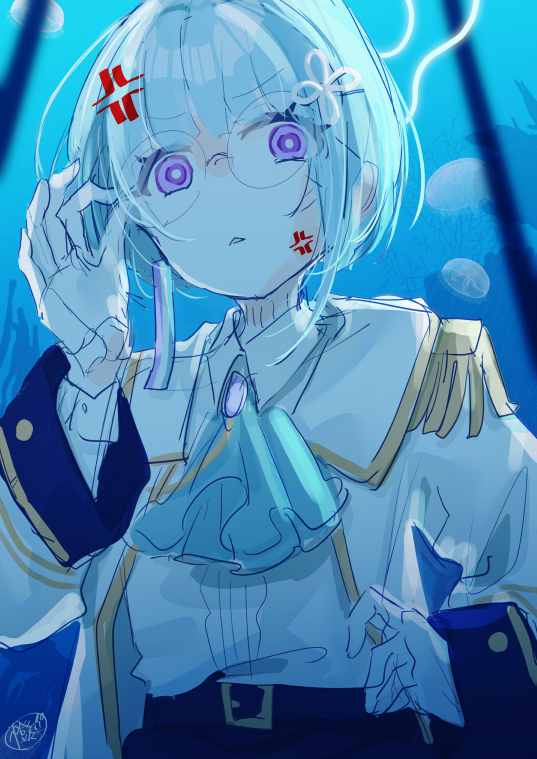 This is a pixiv picture whose title is 💢.