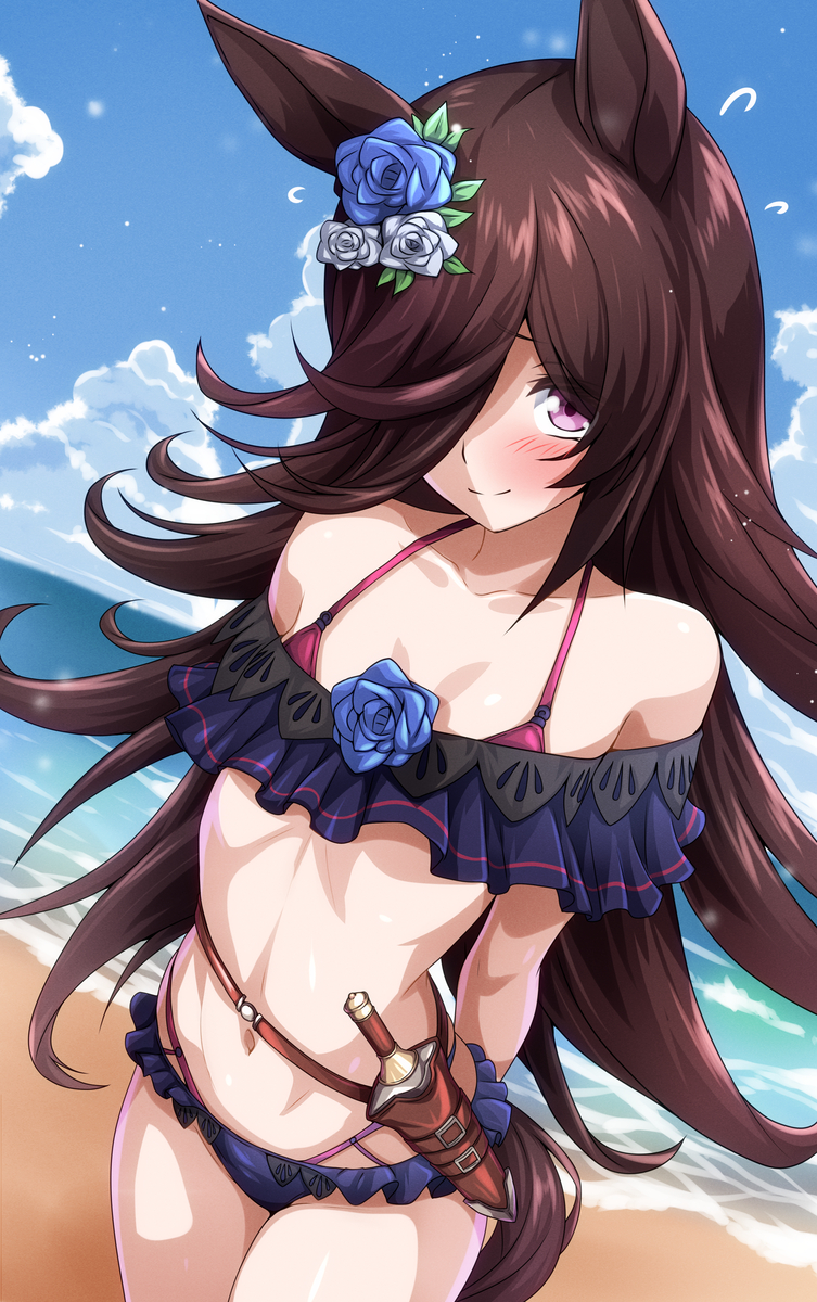 This is a pixiv picture whose title is （PIXIVリクエスト）ライスシャワー.