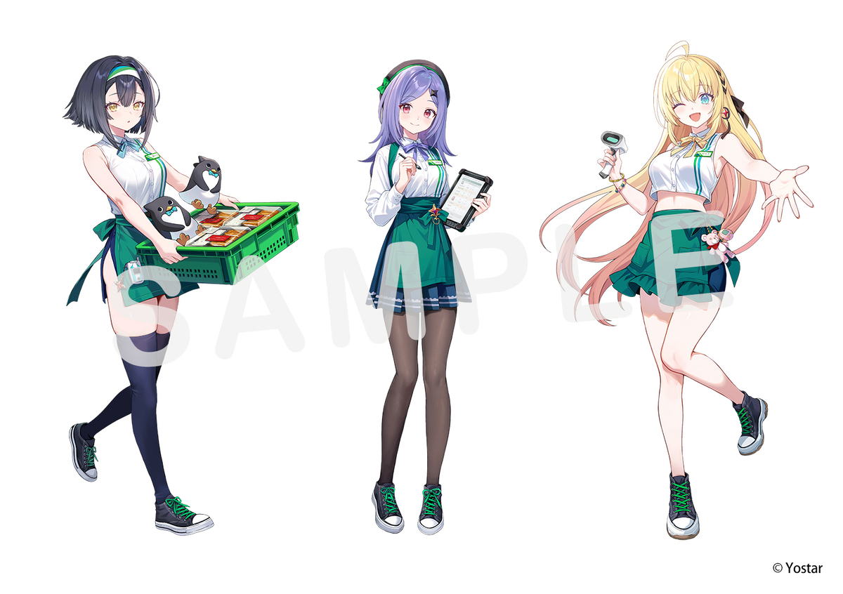 This is a pixiv picture whose title is 『ステラソラ』×ファミリーマートのイラスト.