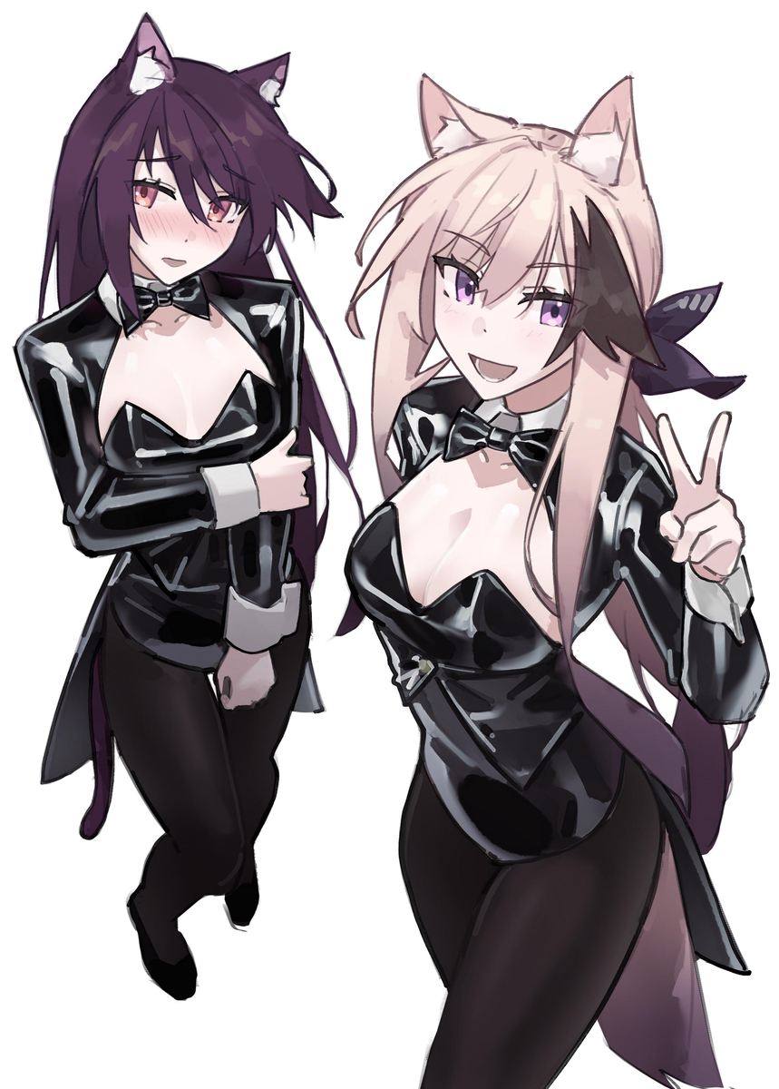 This is a pixiv picture whose title is bunnies.