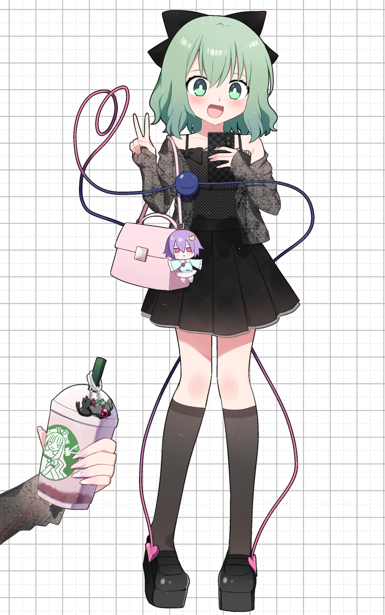 This is a pixiv picture whose title is 推し活！.