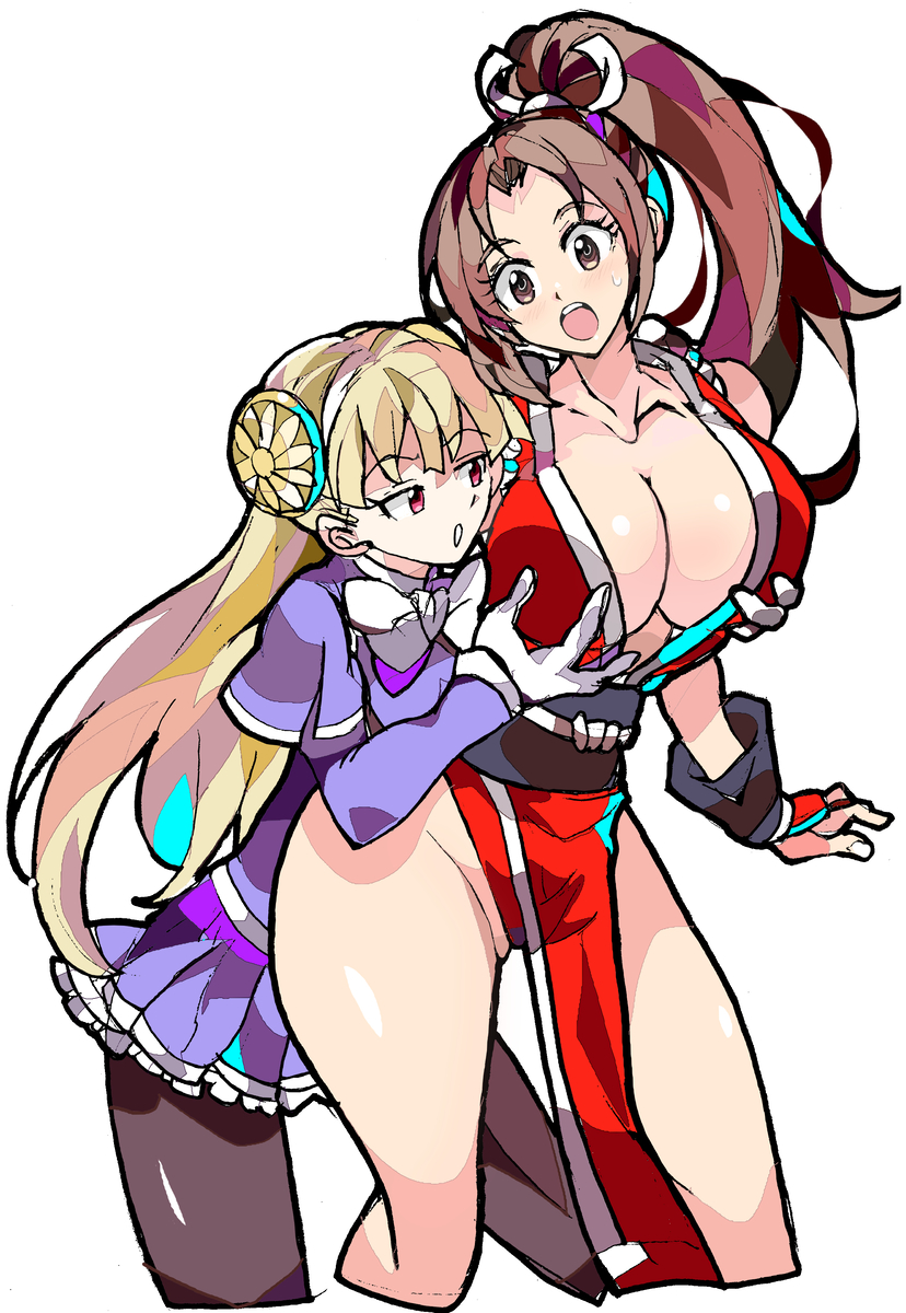 This is a pixiv picture whose title is イングリッド×不知火舞.