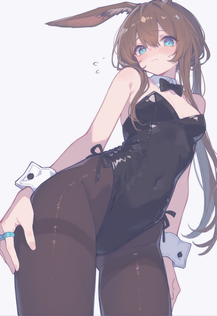 This is a pixiv picture whose title is Amiya (Arknights).