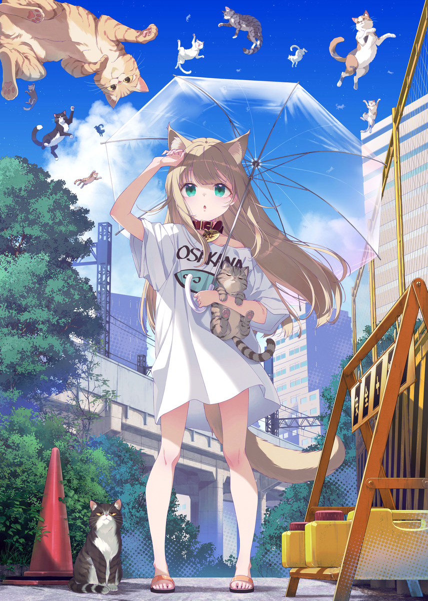 This is a pixiv picture whose title is 🌈 ハレ時々ねこ🐈.