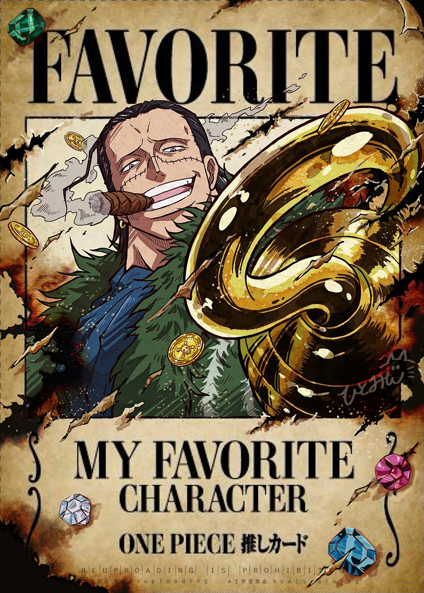 This is a pixiv picture whose title is My favorite🐊🪝.