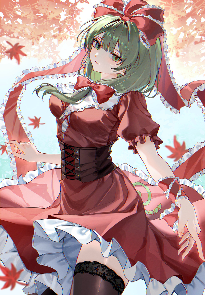 This is a pixiv picture whose title is 鍵山雛.