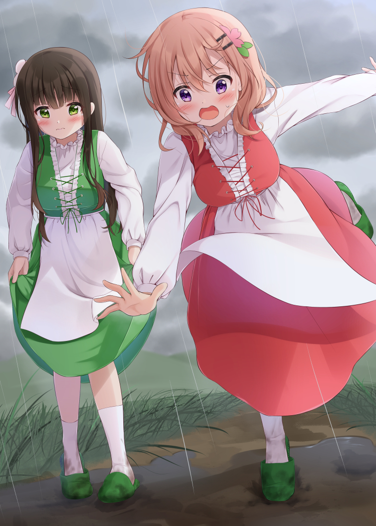 This is a pixiv picture whose title is チロルドレスのココ千夜！.