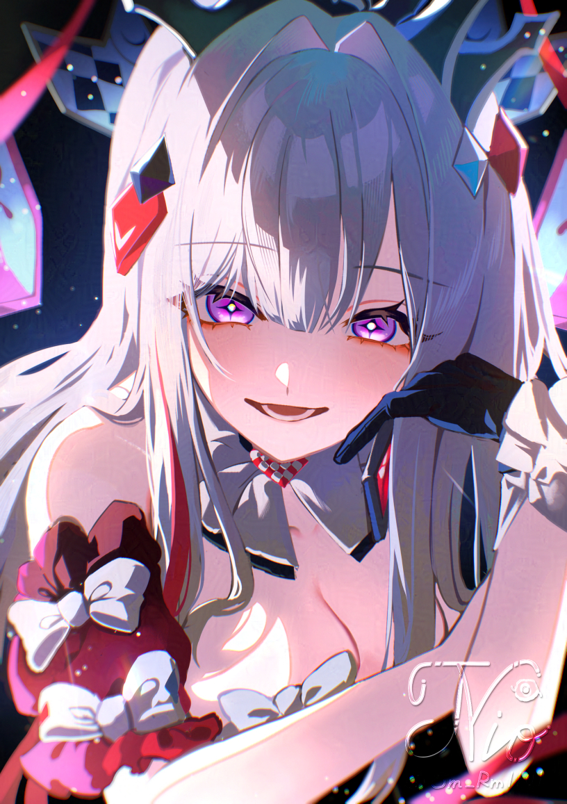 This is a pixiv picture whose title is 虚照.
