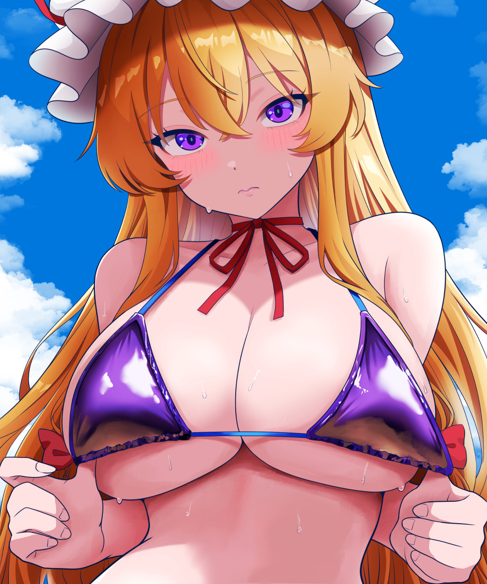 This is a pixiv picture whose title is 境界の夏休み.