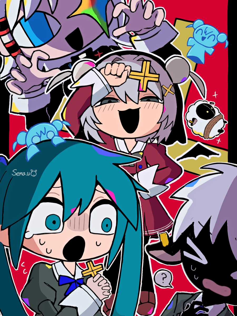 This is a pixiv picture whose title is アクマバライ.