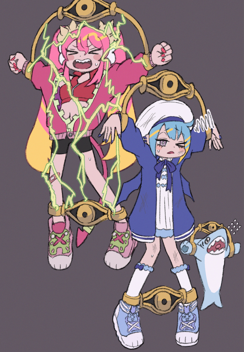 This is a pixiv picture whose title is Live☆Twin ちょっとリョナ.