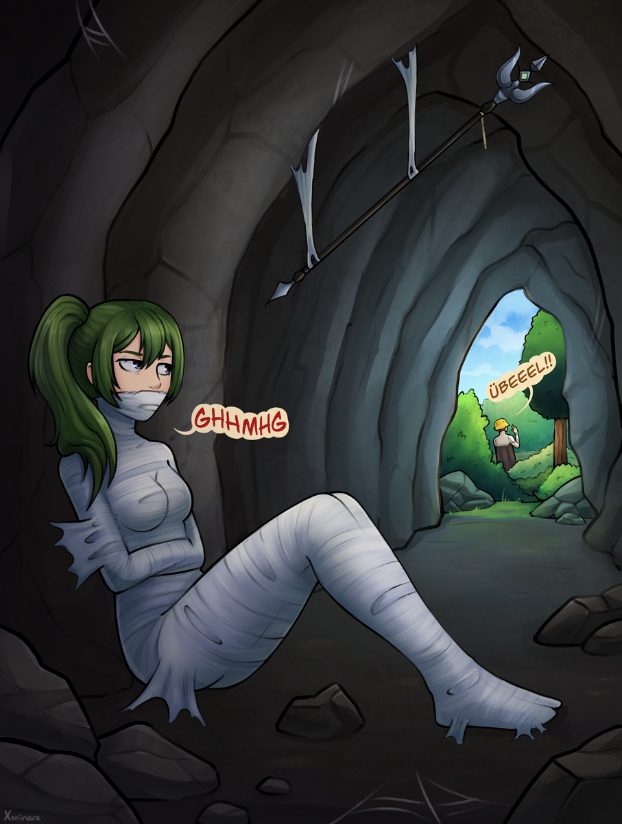 This is a pixiv picture whose title is Ubel Webbed.