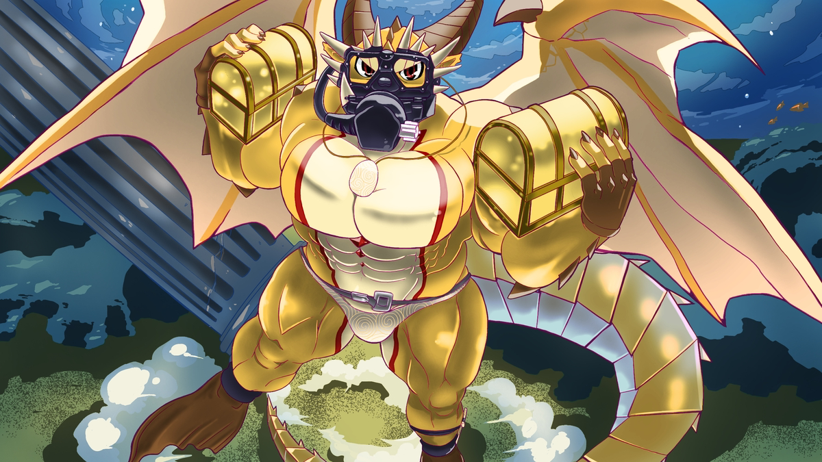 This is a pixiv picture whose title is 「エウリュノメの水牢」.