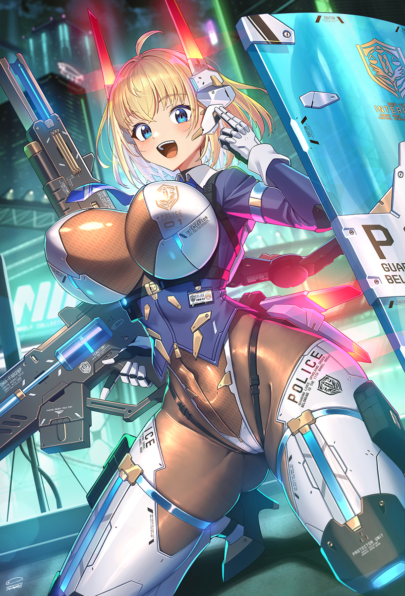 This is a pixiv picture whose title is INTERCEPTOR.