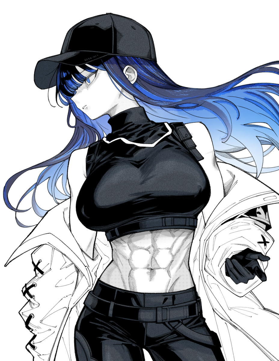 This is a pixiv picture whose title is さっちゃん(腹筋エディション).