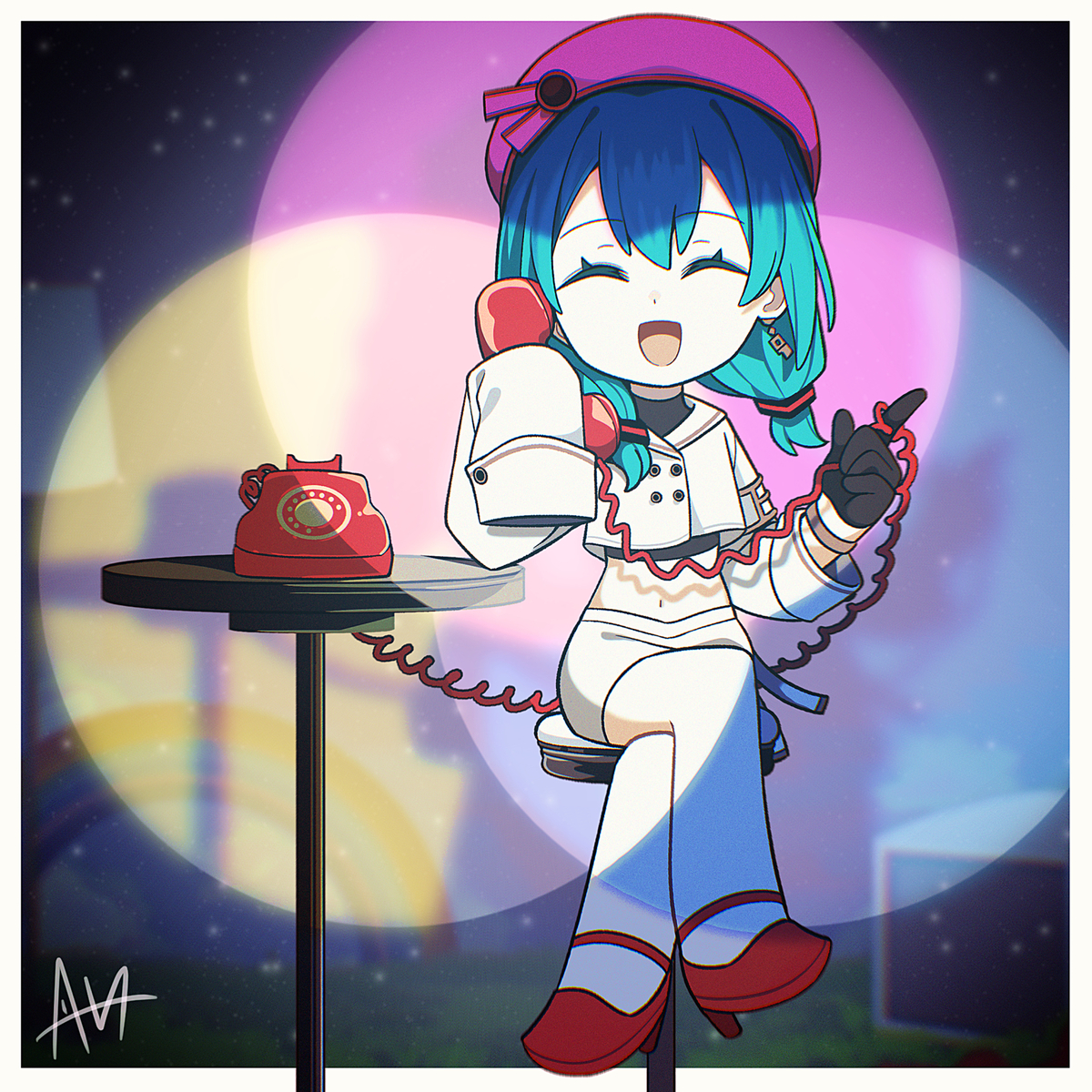 This is a pixiv picture whose title is ワンダー.