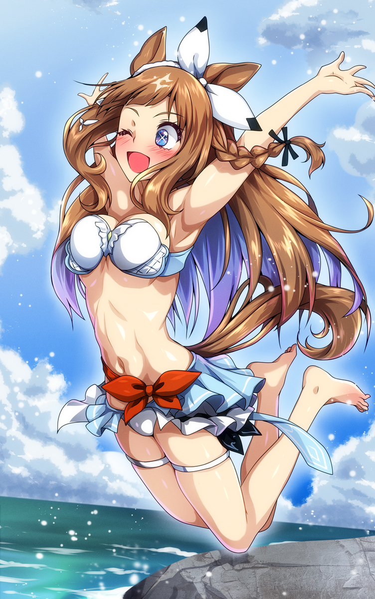 This is a pixiv picture whose title is （PIXIVリクエスト）アーモンドアイ.