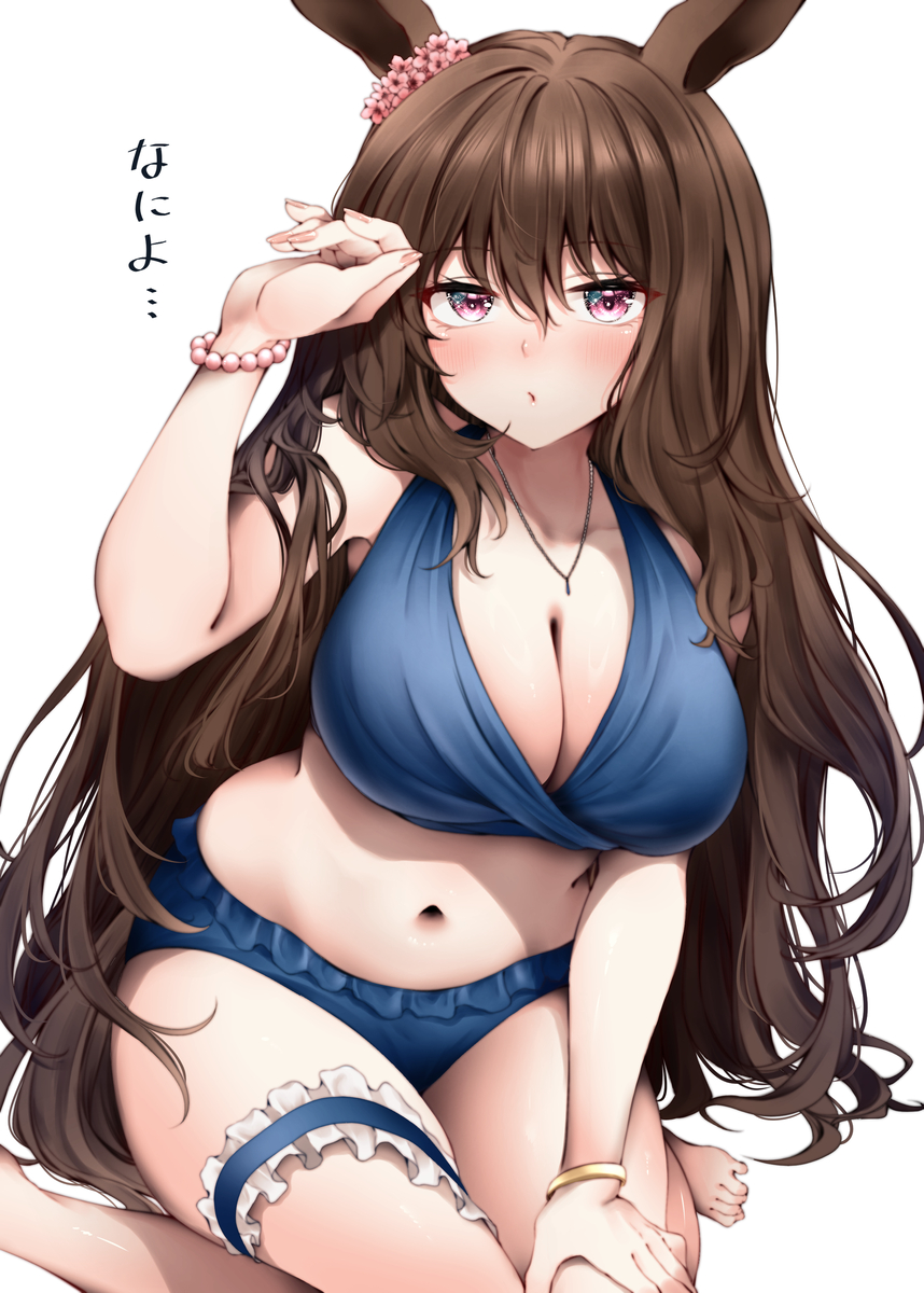 This is a pixiv picture whose title is 水着アヤベさん.
