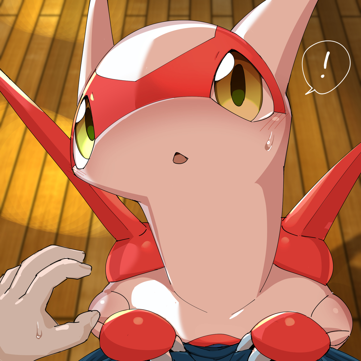 This is a pixiv picture whose title is 照れアス.