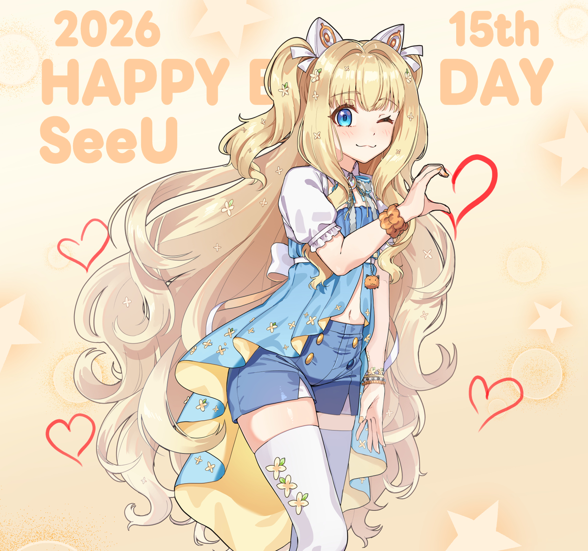 This is a pixiv picture whose title is HAPPY BIRTHDAY SeeU 2026!.